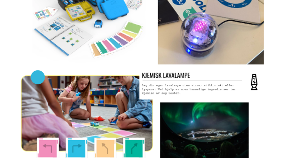 Helgeaktiviteter ved nordnorsk vitensenter 2026 februar-mars Viser robotene Sphero indi og bolt, nordlysfilm og planetariumsfilmen extreme auroras 